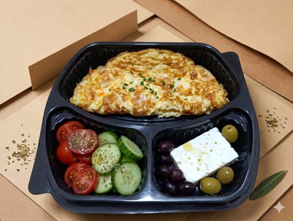 Bol Kaşarlı Omlet (3 yumurtalı)